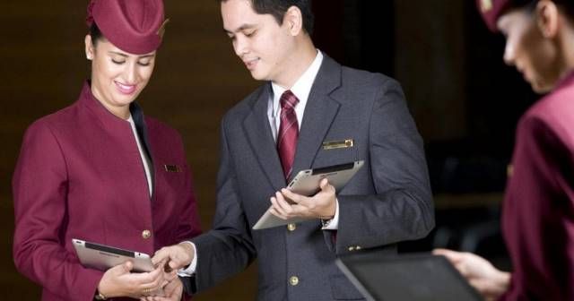 Fotos para Qatar Airways flight attendant y tripulante de cabina en Estados Unidos