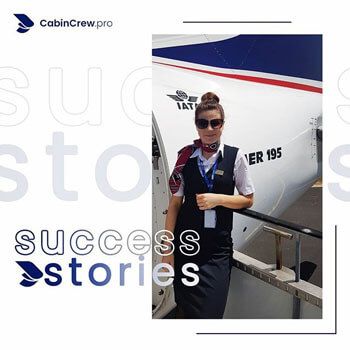 Success Stories Delta — Flight Attendant USA student from the USA joined Delta as flight attendant after interview and Inflight scenario practice